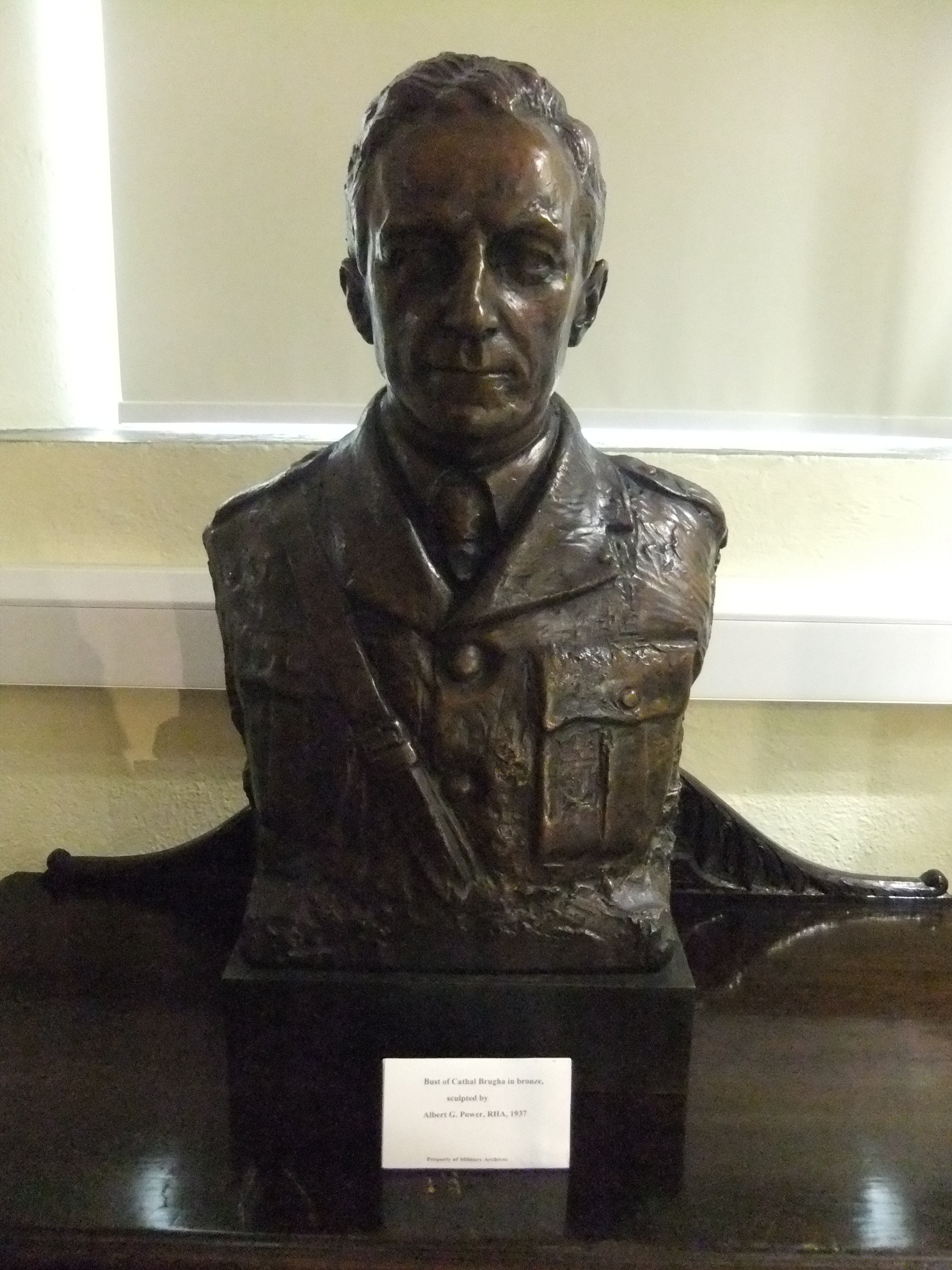 Portrait bust of Cathal Brugha