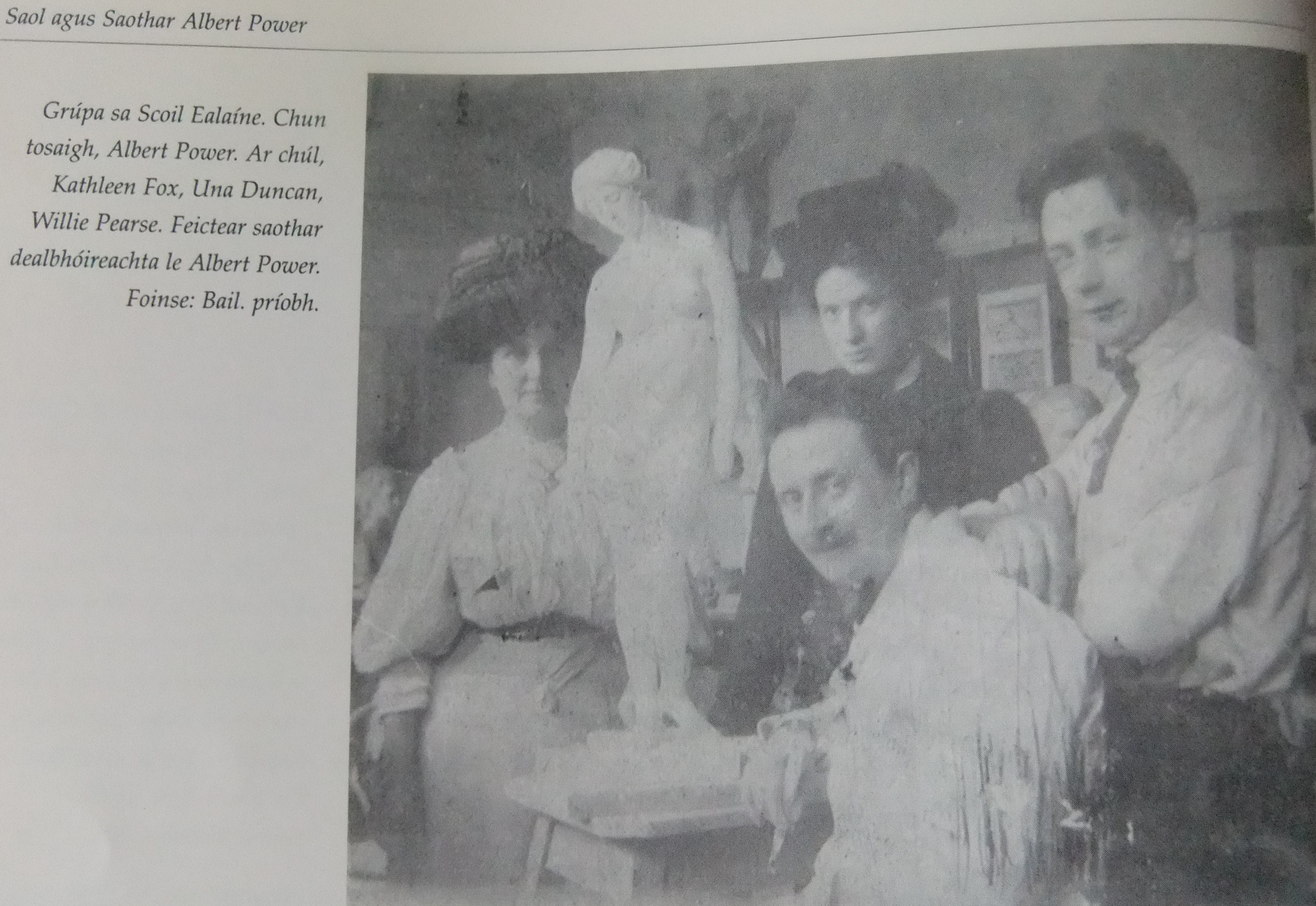 Power with friends at DMSA, early 1900s