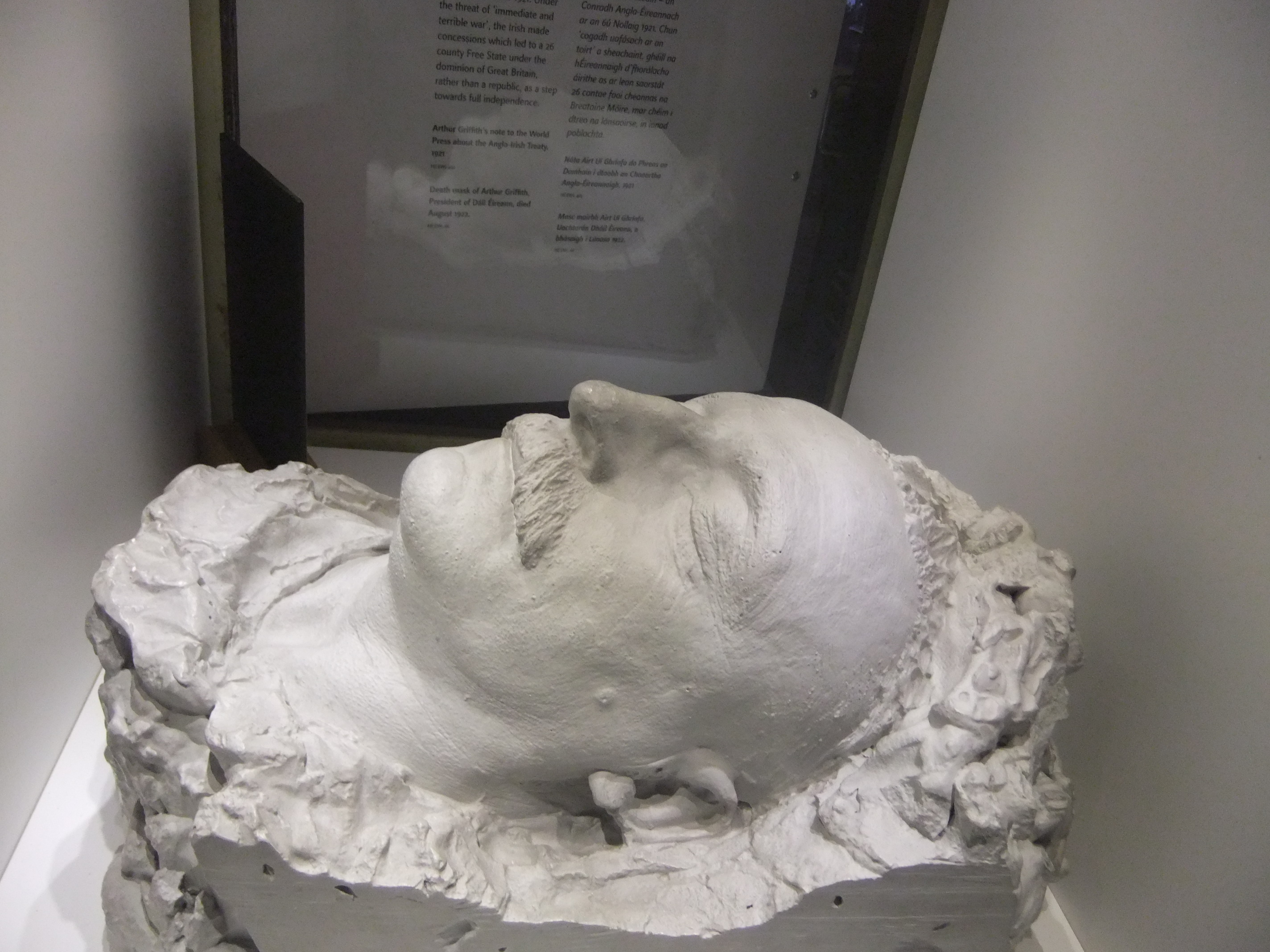 Death mask of Arthur Griffith by Albert G. Power, August 1922