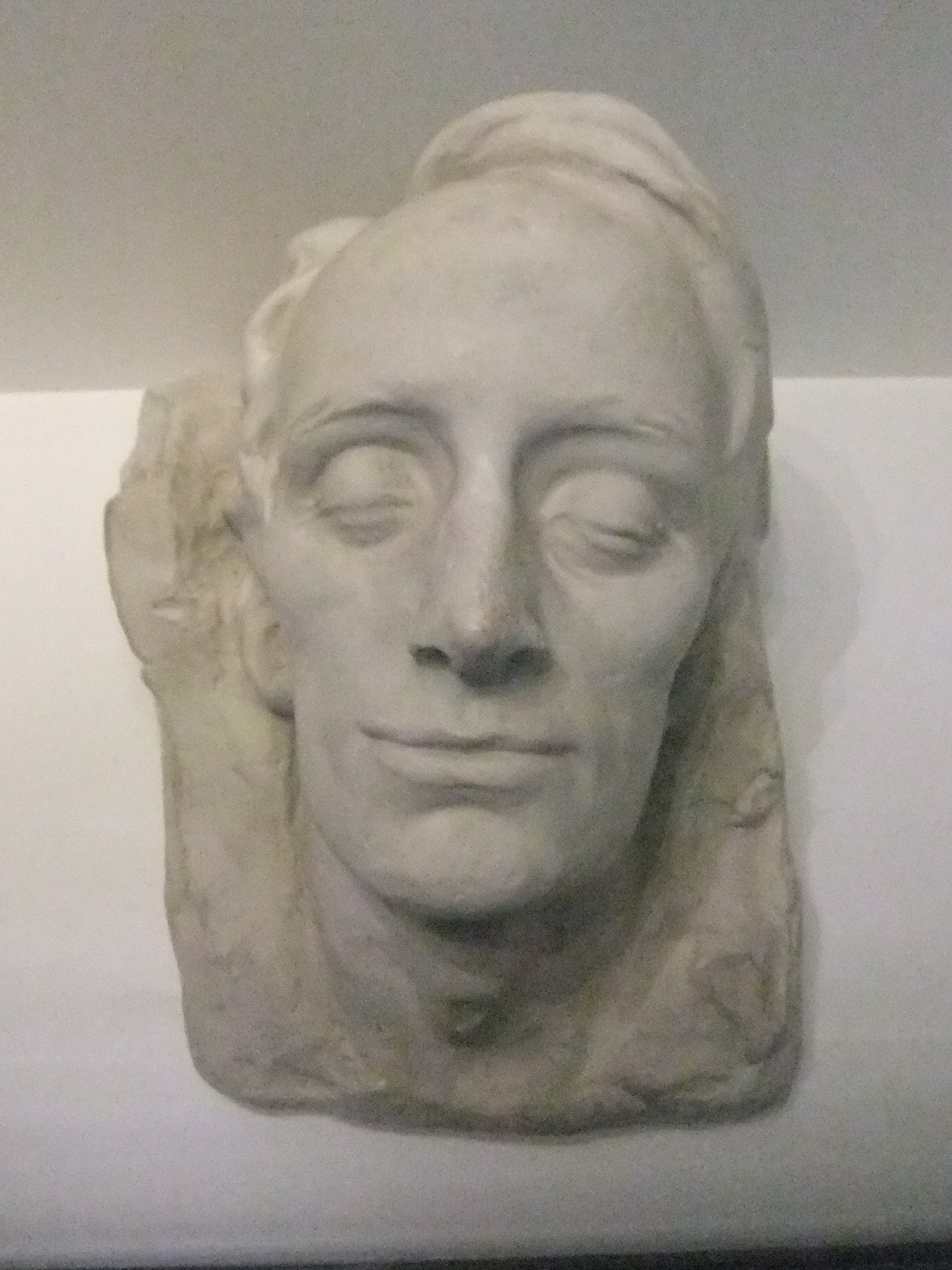 Life mask of Terence MacSwiney by Albert G. Power, October 1920