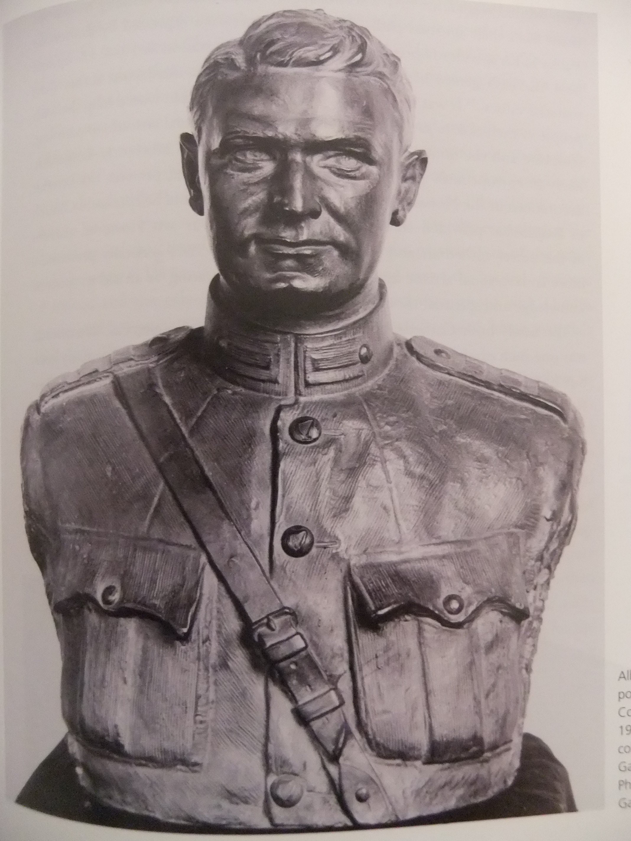 Bronze portrait bust of Michael Collins by Albert G. Power, 1936