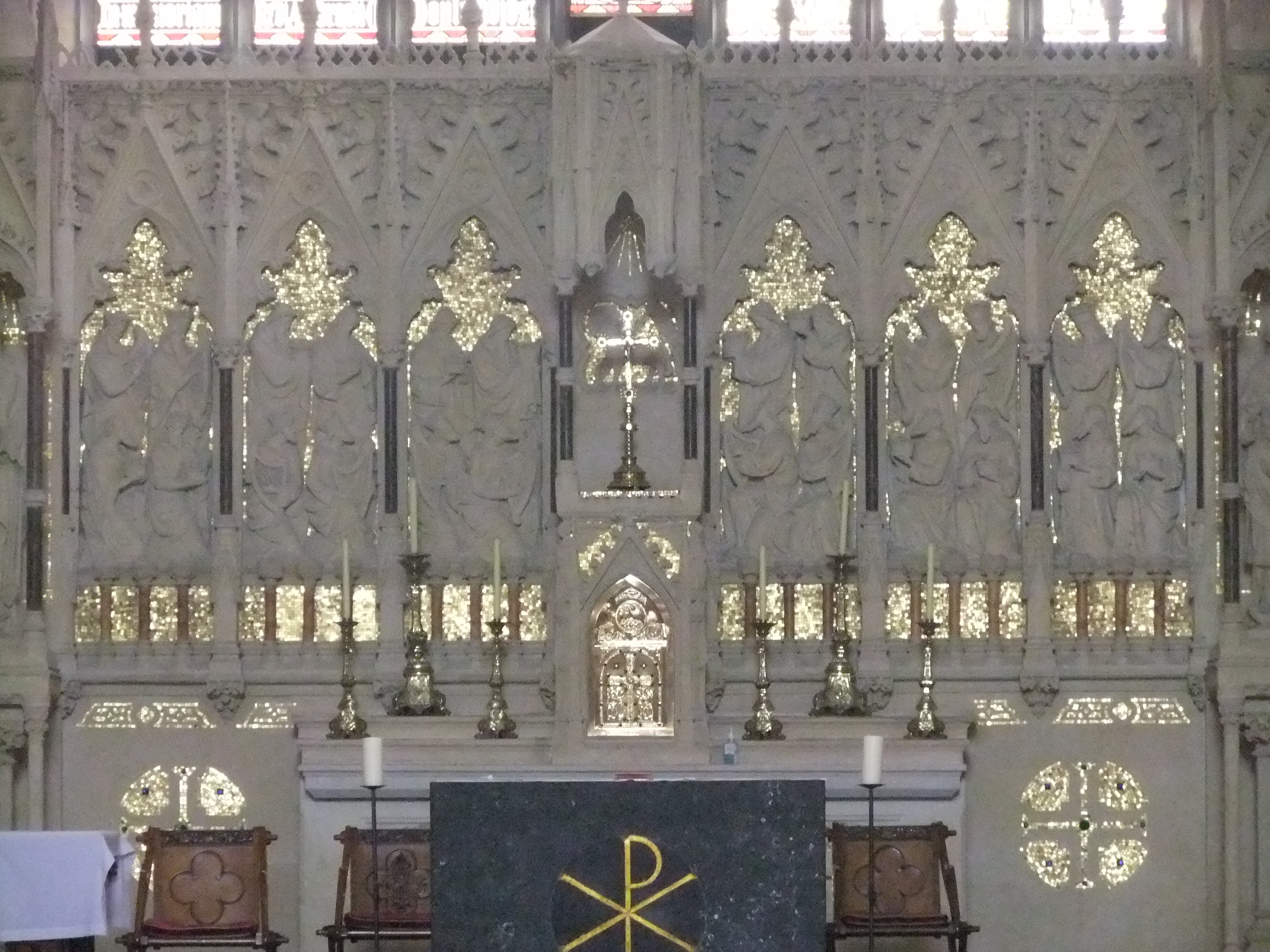 Reredos by Albert Power and Jack Morrow, St Catherine's Church, Meath Street, Dublin, 1920