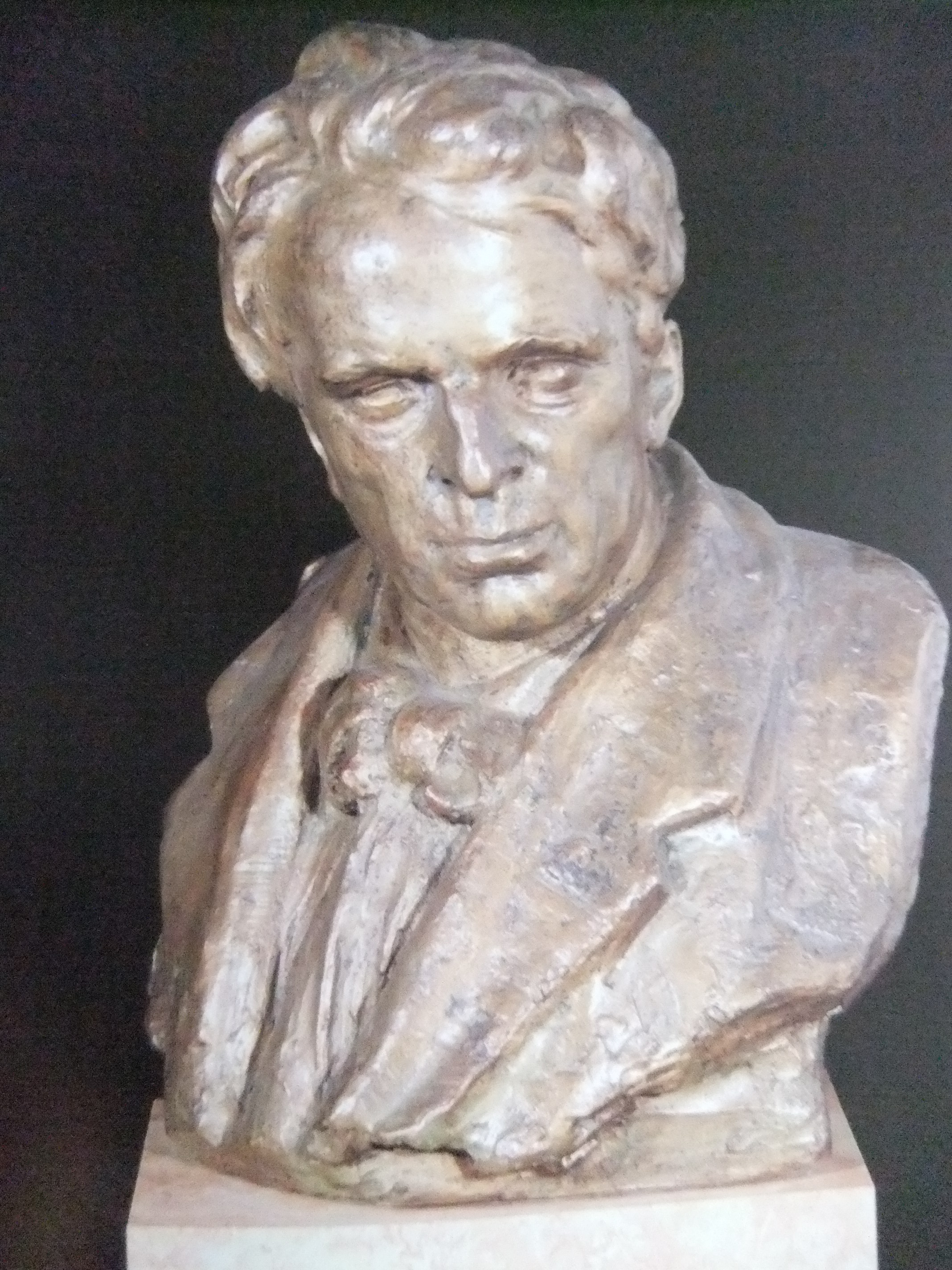 Portrait bust of W.B. Yeats by Albert G. Power, 1939